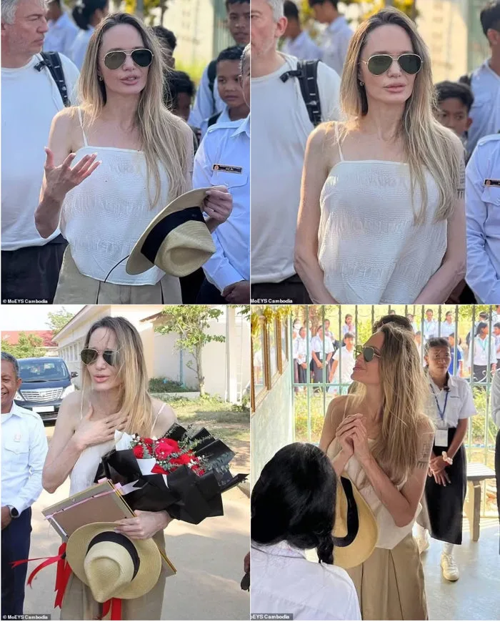 Angelina Jolie ngoại hình khác lạ