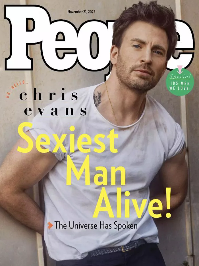 Chris Evans là 'Người đàn ông quyến rũ nhất 2022' - Báo VnExpress Giải trí