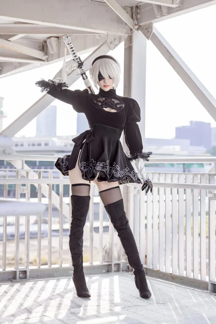 2B [cosplay bởi djharuharuka] : r/nier