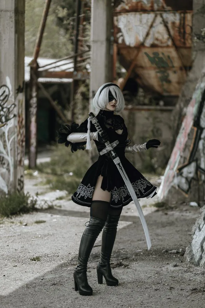 Buổi chụp ảnh cosplay NieR Automata [ảnh của tôi, cosplayer được tag bên  dưới] : r/nier