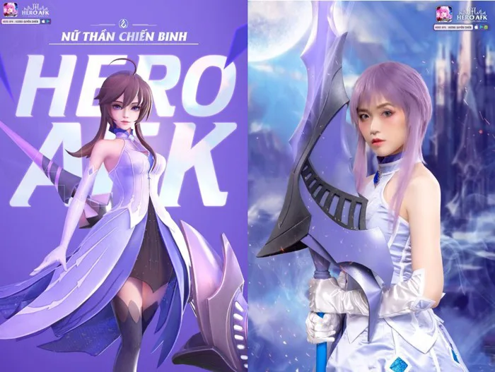 Bộ ảnh cosplay của Hero AFK: Vương Quyền Chiến