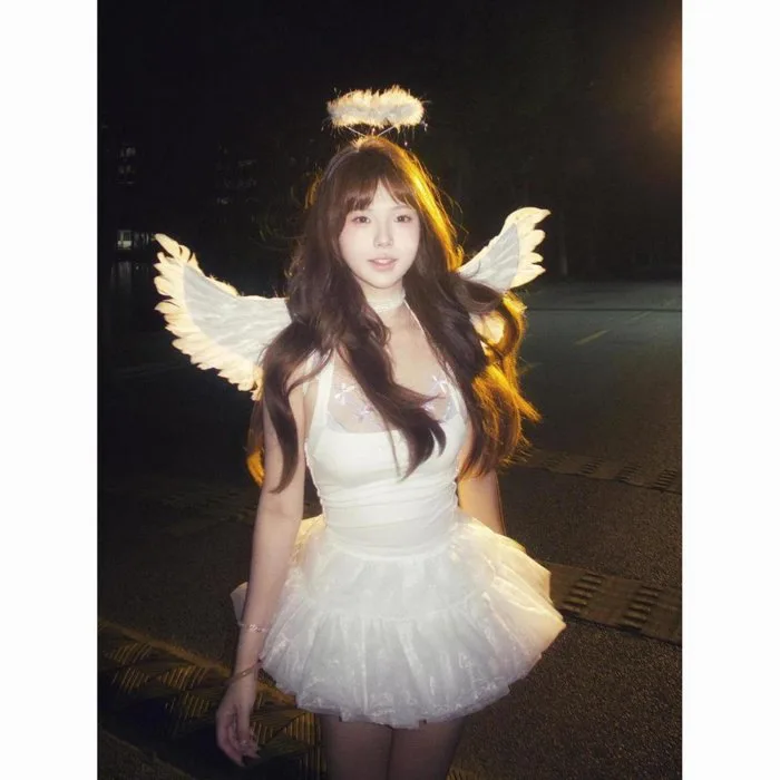 Phụ kiện tóc Cosplay thiên thần ác quỷ phối lông vũ vòng hào quang xinh xắn  chụp ảnh sống ảo hot | Shopee Việt Nam
