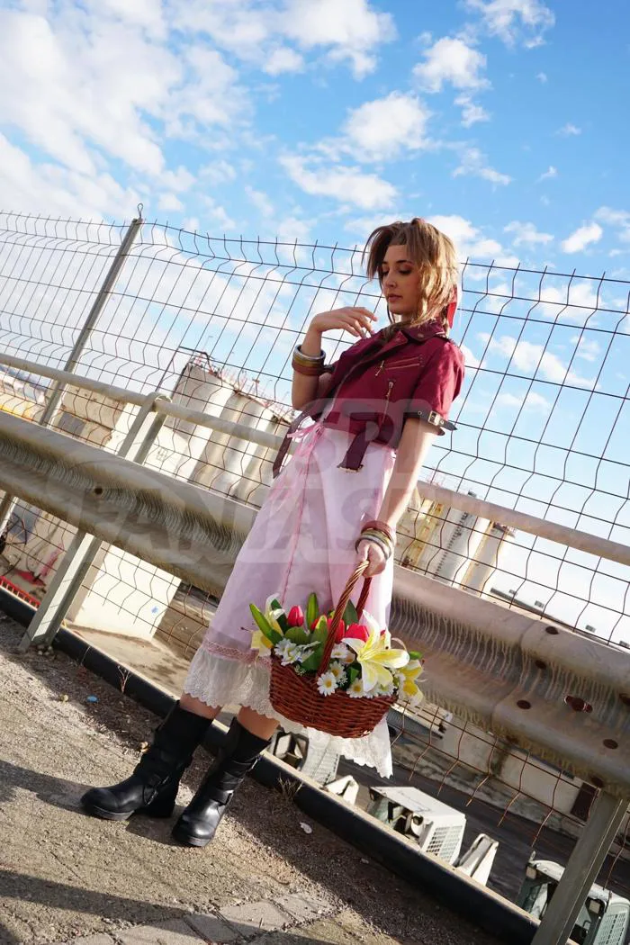 Aerith Cosplay From FINAL FANTASY VII Remake - Etsy