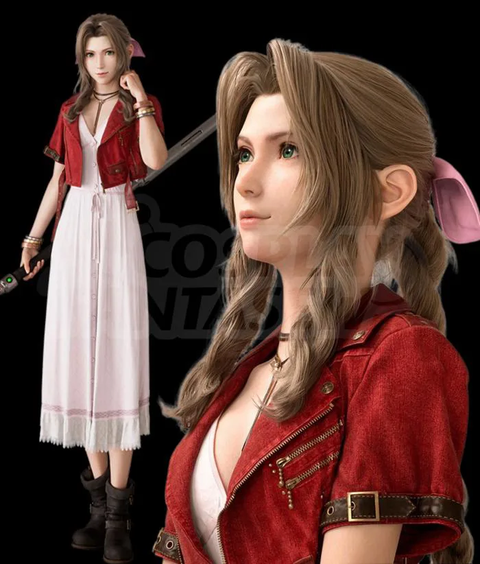 Aerith Cosplay From FINAL FANTASY VII Remake - Etsy