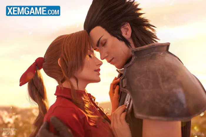 Final Fantasy VII: Cosplay cảnh đoàn tụ đầy bi thương của Aerith và Zack