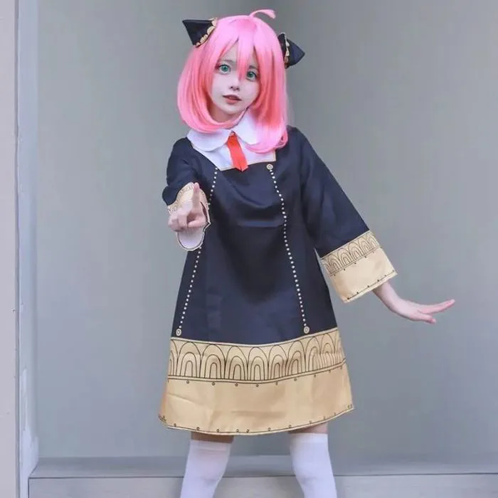 Anya' Anya Forger Cosplay full set costume - Suit / S / as picture