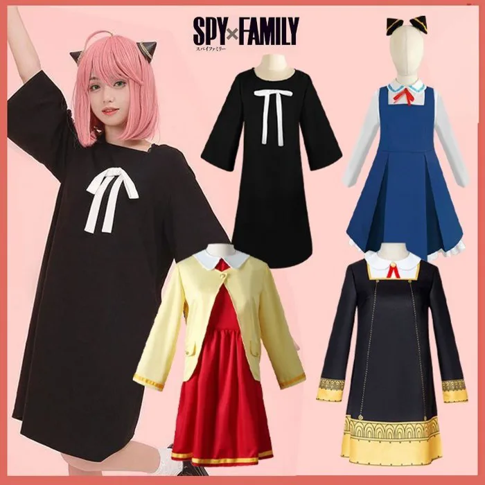 Spy x FAMILY Anya Forge cosplay trang phục SPY Play House cos Quần áo Arnia  Bé gái Quần áo Vàng Xanh Đen Trắng cosplay Váy hàng ngày | Shopee Việt Nam