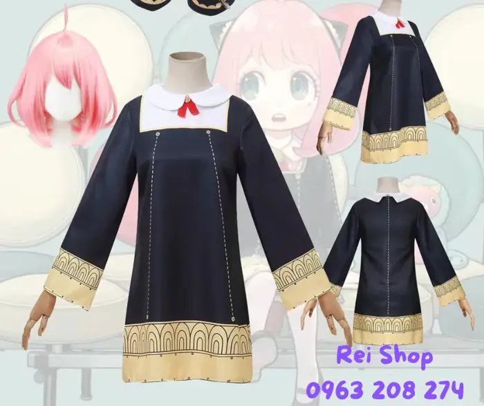 Trang phục Cosplay Anya Forger trong bộ Spy x Family | Lazada Việt Nam