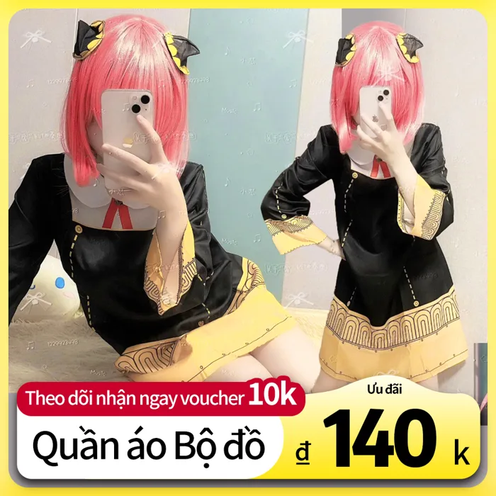 Giá rẻ Anya Cosplay Spy x Family Trang Phục Bé Gái Hóa Trang Hoạt Hình Dự  Tiệc