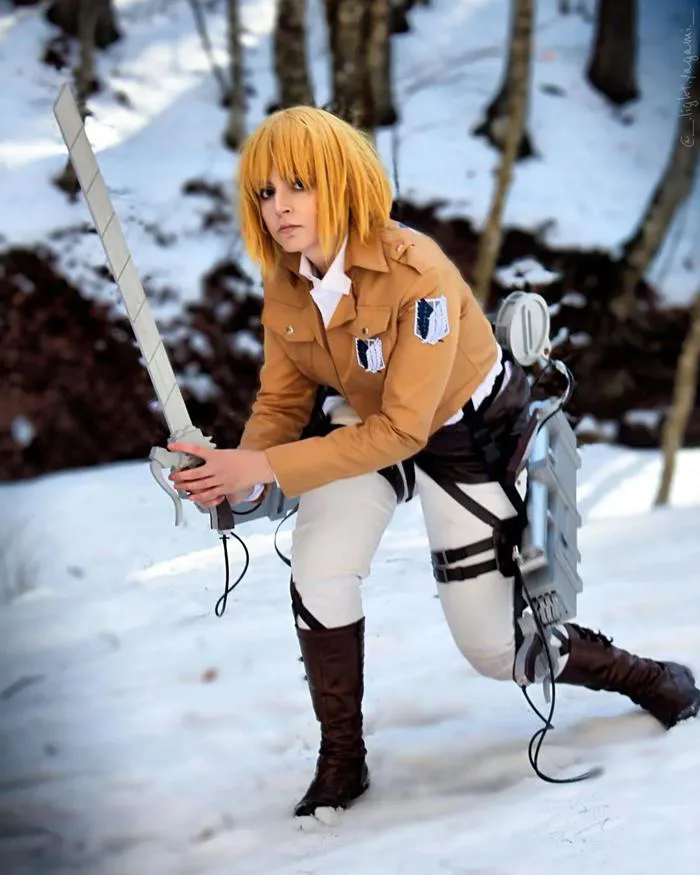 Armin Arlert – Attack on Titan Cosplay – On the snow