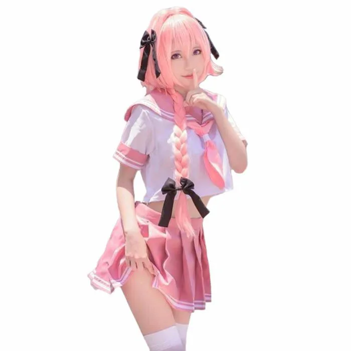 Mua Leaffly Fate/Grand Order Astolfo Cosplay Kostüm Rosa Rock Matrosenanzug  (L) trên Amazon Đức chính hãng 2026 | Fado
