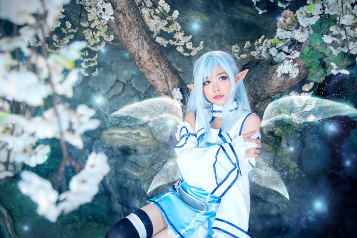 Asuna Yuuki Cosplay HD Wallpaper | Sword Art Online II Fantasy Art by Tomia | 2000x1334 | Wallpaper Abyss