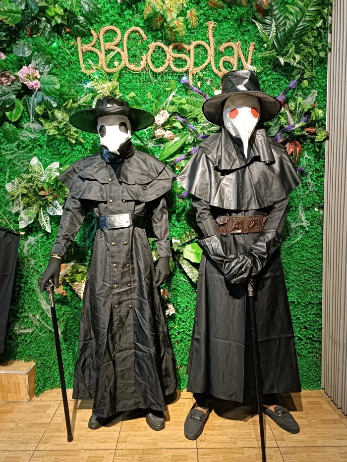 Trang Phục Bác Sĩ Thời Cái Chết Đen Plague Doctor - Thắt Lưng Nâu Giá Tốt
