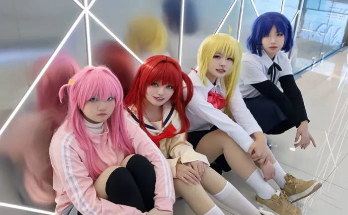Mua Buyoem Bocchi the Rock Cosplay Costume Gotoh Hitori Cosplay Costume  Jacket Dress Pink Coat Skirt Headdress Socks Wig Set (Pink, M) trên Amazon  Mỹ chính hãng 2026 | Fado