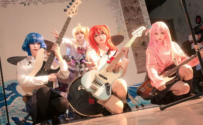 Mua Buyoem Bocchi the Rock Cosplay Costume Gotoh Hitori Cosplay Costume  Jacket Dress Pink Coat Skirt Headdress Socks Wig Set (Pink, M) trên Amazon  Mỹ chính hãng 2026 | Fado