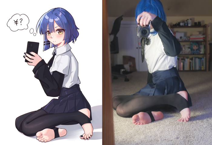 Ảnh Ryo & cosplay (nam) đều của @PyruvateDH : r/BocchiTheRock