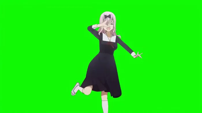 Chika Dance Green Background 60 FPS 4K Quality