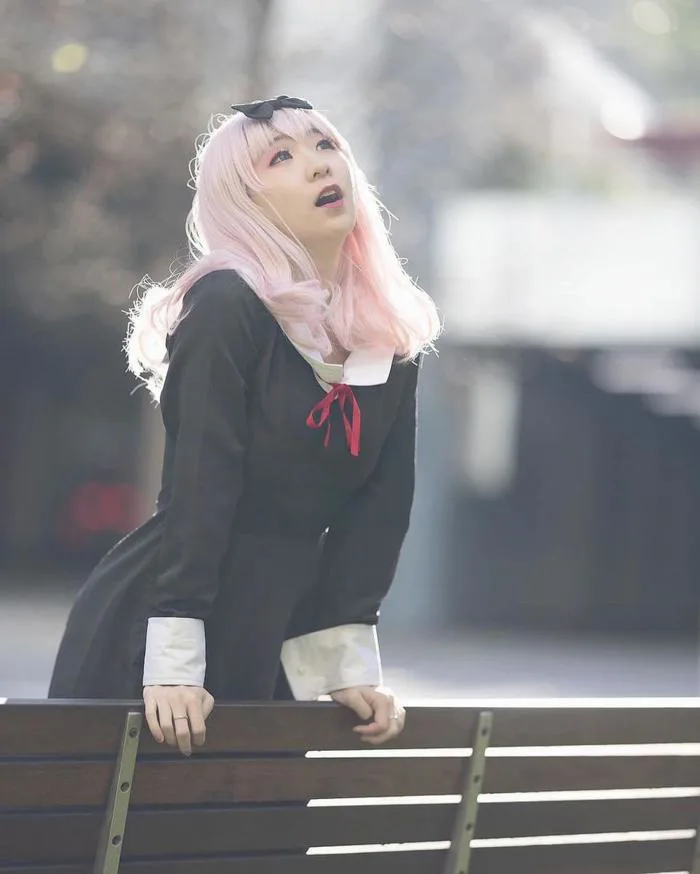 My Chika cosplay! What do you guys think? I tried to capture some of her  chaoticness in the second two photos : r/Kaguya_sama
