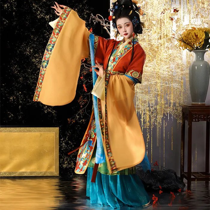 Bộ trang phục Hán phục nữ cổ trang phong cách Trung Hoa, váy áo cosplay  chụp ảnh lễ hội, cho nữ, mặc chụp ảnh