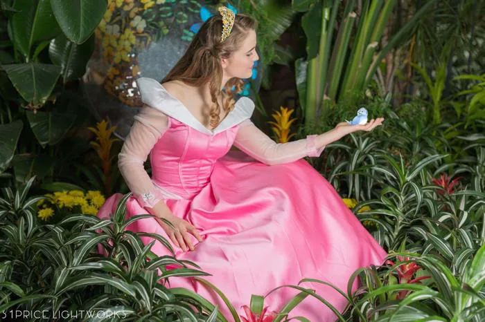Đây là ảnh cosplay Aurora (Công chúa ngủ trong rừng) yêu thích của mình.  Nhiếp ảnh gia (S1 Price Lightworks) còn thêm cả chú chim vào để hoàn thiện  bộ ảnh nữa! :
