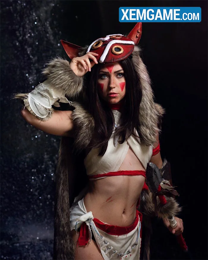 Ngẩn ngơ với cosplay công chúa sói Mononoke đầy hoang dã và uy quyền