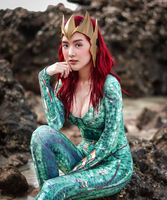 Ngẩn ngơ với bộ ảnh cosplay nàng công chúa Mera nóng bỏng trong Aquaman