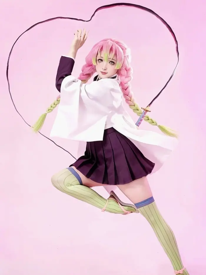Bộ sưu tập ảnh Kanroji Mitsuri cosplay đẹp hút hồn