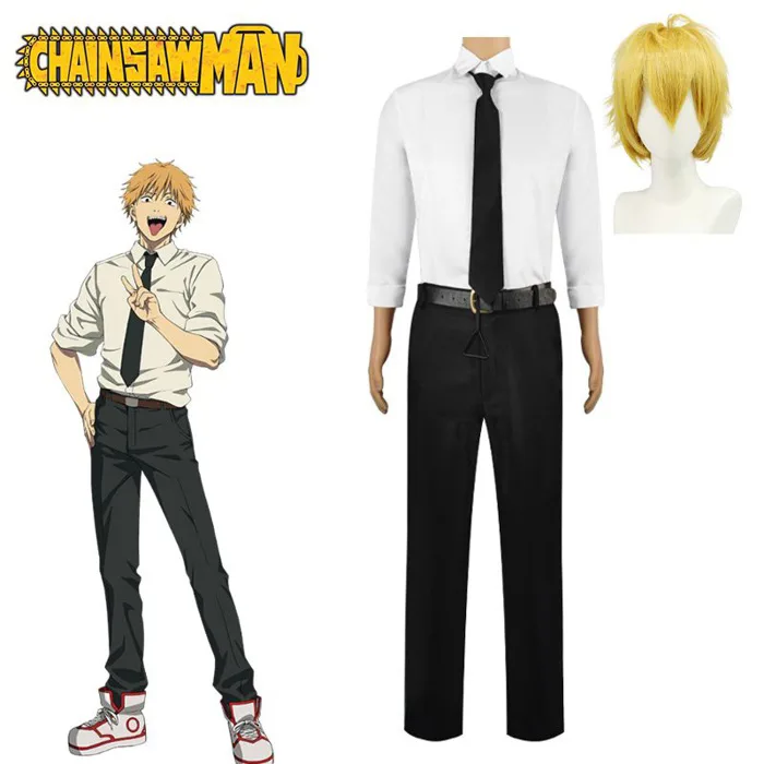 Bộ đồ hóa trang nhân vật Chainsaw Man Denji dịp Halloween cho bé trai/ cỡ  lớn