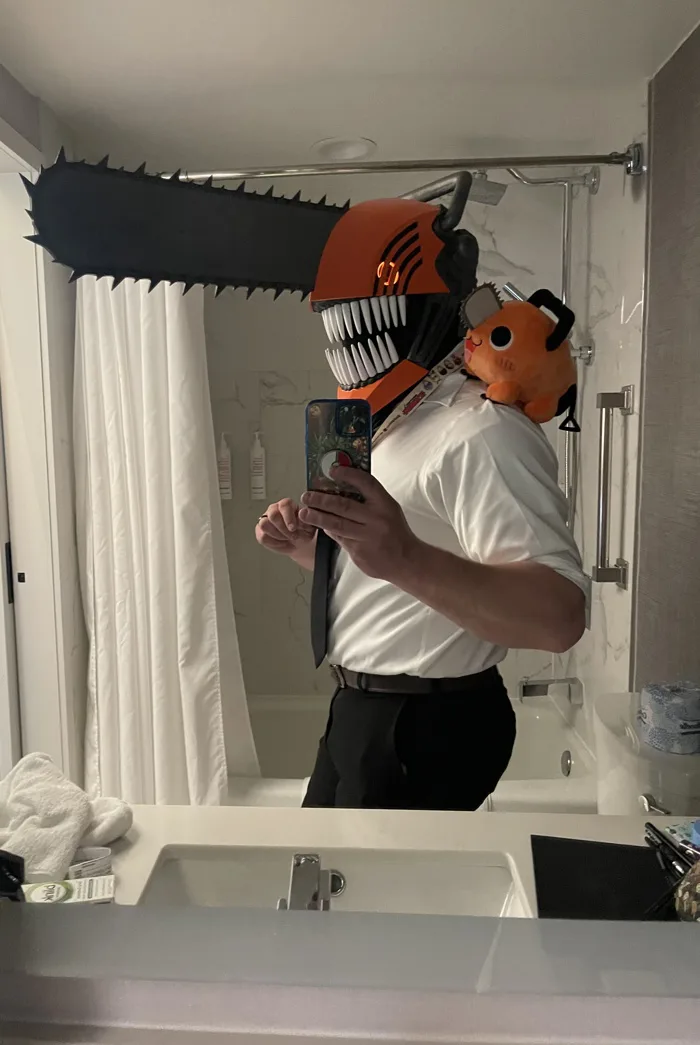 🪚 Chainsaw Man Helmet - Denji Cosplay・3D Print with the Ender 3 max neo 3D  printer・Cults