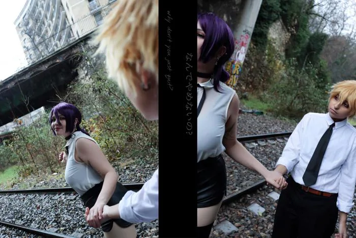 ảnh cosplay Denji và Reze do mình chụp : r/ChainsawMan