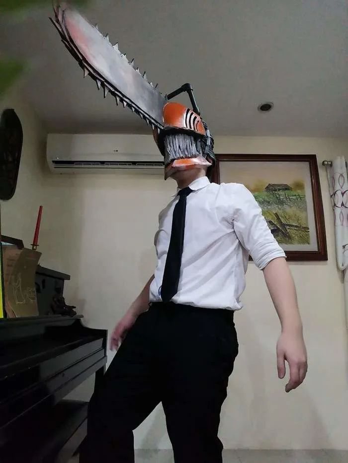 Trang phục cosplay Denji từ Chainsaw Man của tôi : r/ChainsawMan