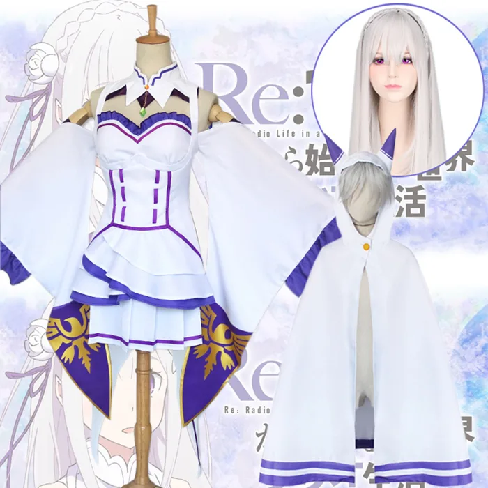 Kẹp Tóc & Wig Cosplay Emilia Re Zero - Phụ Kiện Halloween & Costume | Lazada Việt Nam