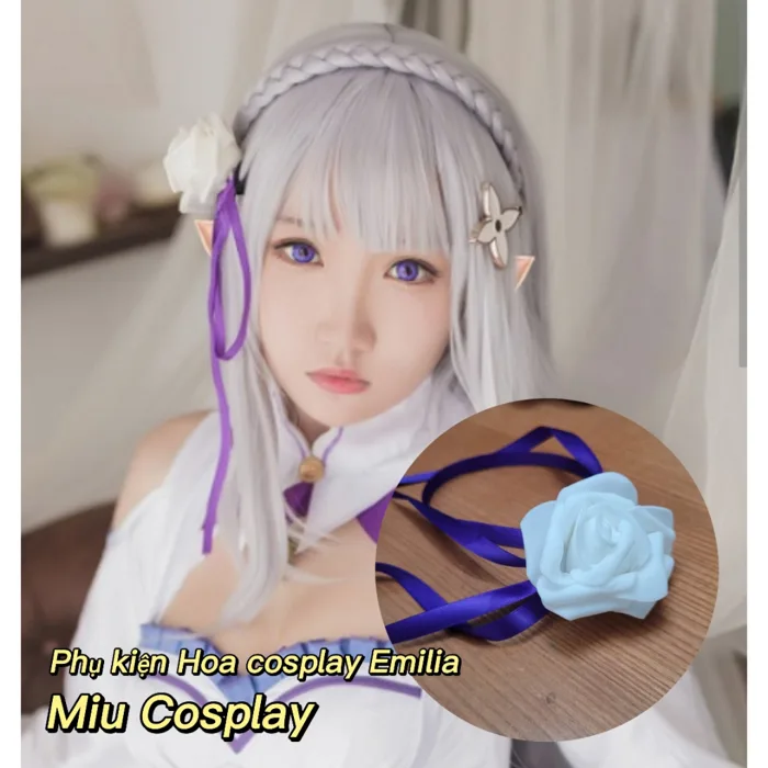 Kẹp Tóc & Wig Cosplay Emilia Re Zero - Phụ Kiện Halloween & Costume | Lazada Việt Nam