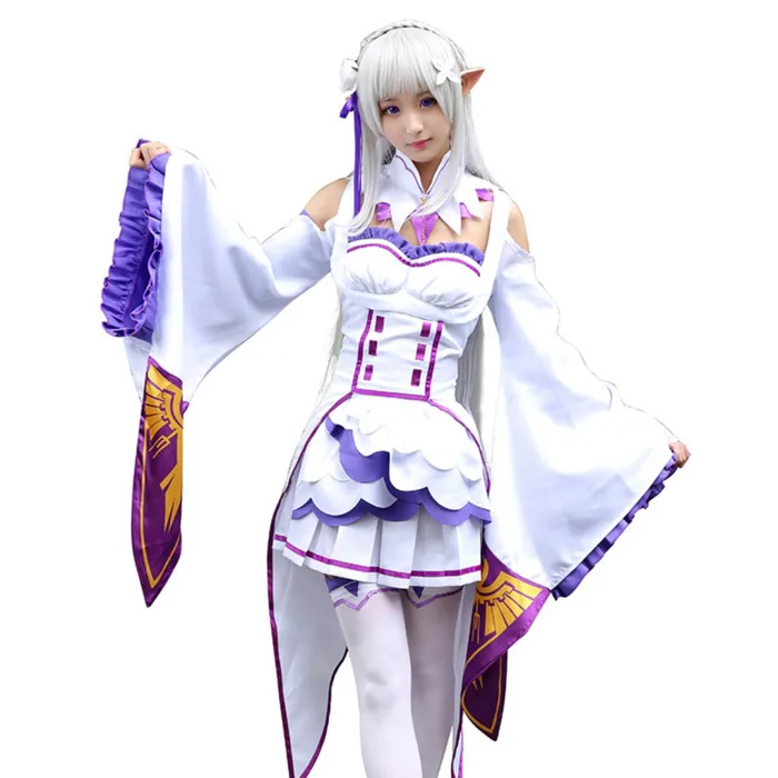 Hàng Order] trang phục đồ cosplay Emilia Re:zero | Shopee Việt Nam