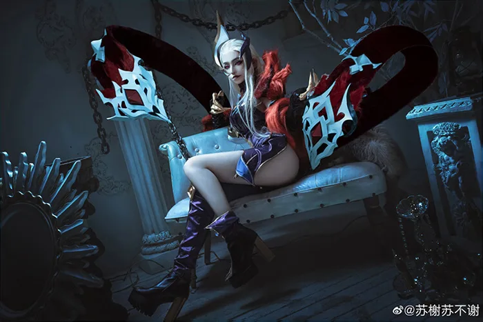 Cosplay Evelynn và Ahri Tiên Hắc Ám tuyệt đẹp từ Trung Quốc