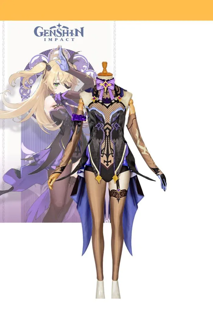 Genshin Impact Fischl Standard Size Only Cosplay Costume – Cosrea Cosplay