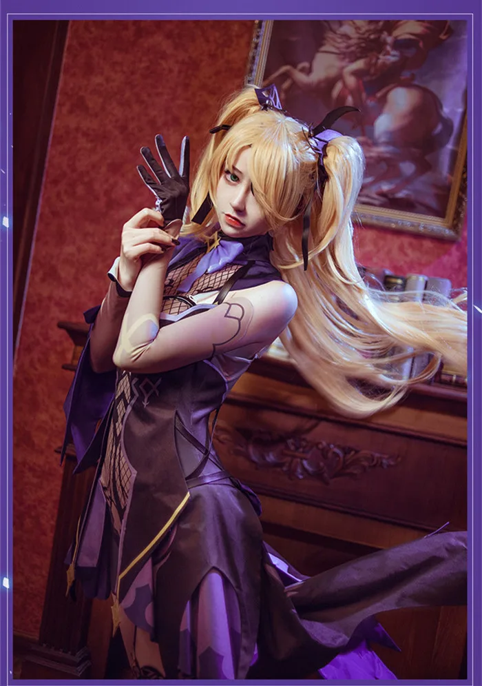 US$ 106.99 - Genshin Impact Fischl Cosplay Costume - www.cosplaylight.com