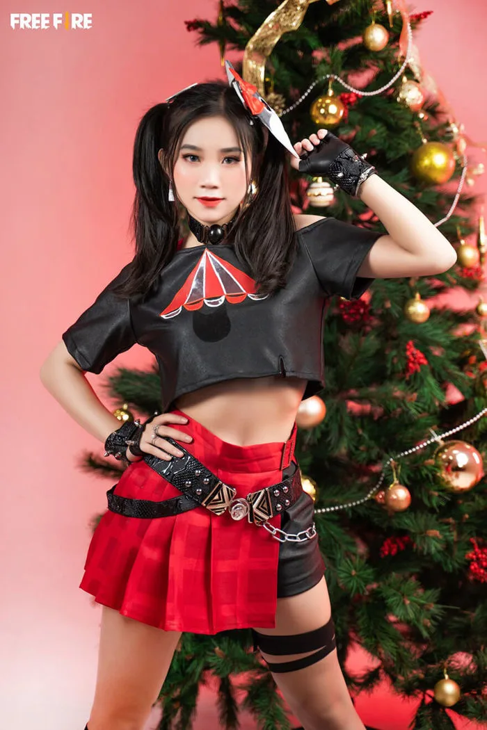 Free Fire tung cosplay Người Nuôi Thỏ Ác cực quyến rũ
