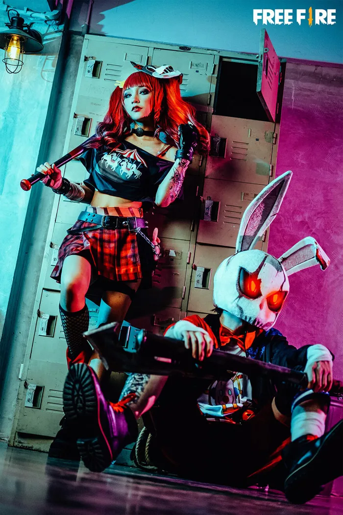 Free Fire tung cosplay Người Nuôi Thỏ Ác cực quyến rũ