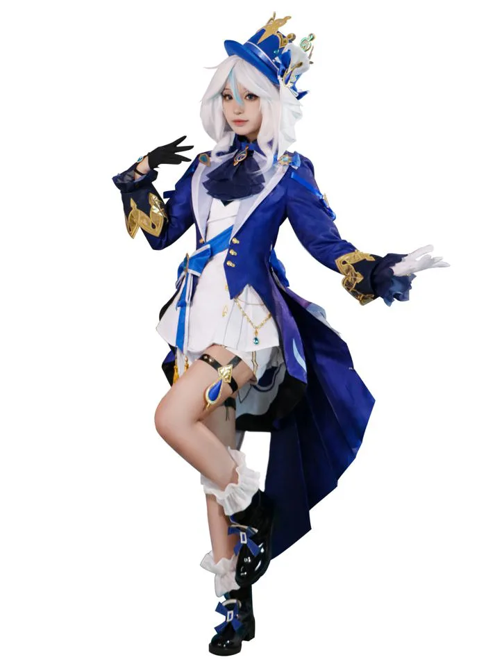 Mua OSIAS Genshin Impact Cosplay Furina White Form Cosplay Costume Set (S)  trên Amazon Anh chính hãng 2026 | Fado