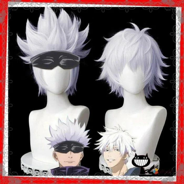 Sẵn] Wig/Tóc giả cosplay Gojo Satoru - Jujutsu Kaisen: Chú thuật hồi chiến [Miu Cosplay] | Shopee Việt Nam
