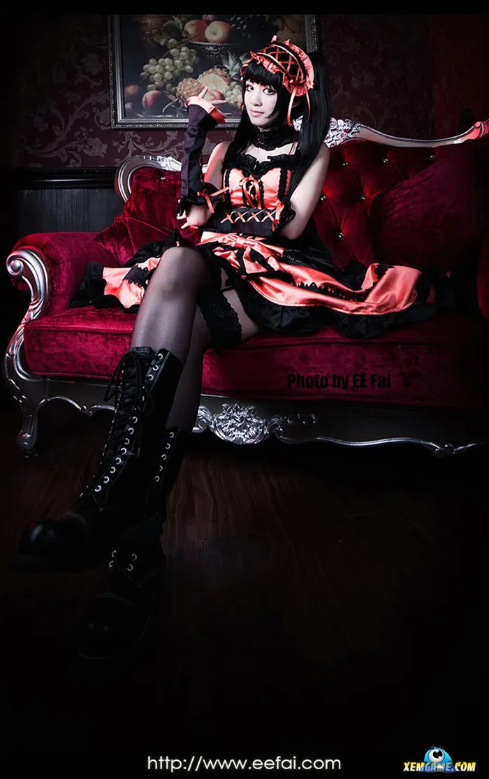 Chùm ảnh cosplay Kurumi rực rỡ màu sắc