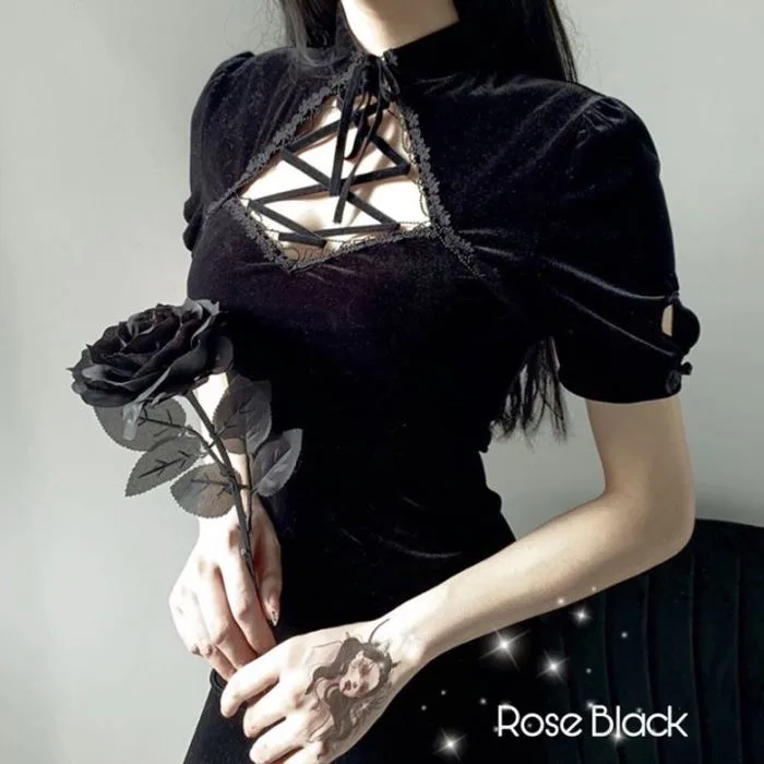 Hoa hồng đen cosplay gothic chụp ảnh nghệ thuật cực chất | Lazada Việt Nam