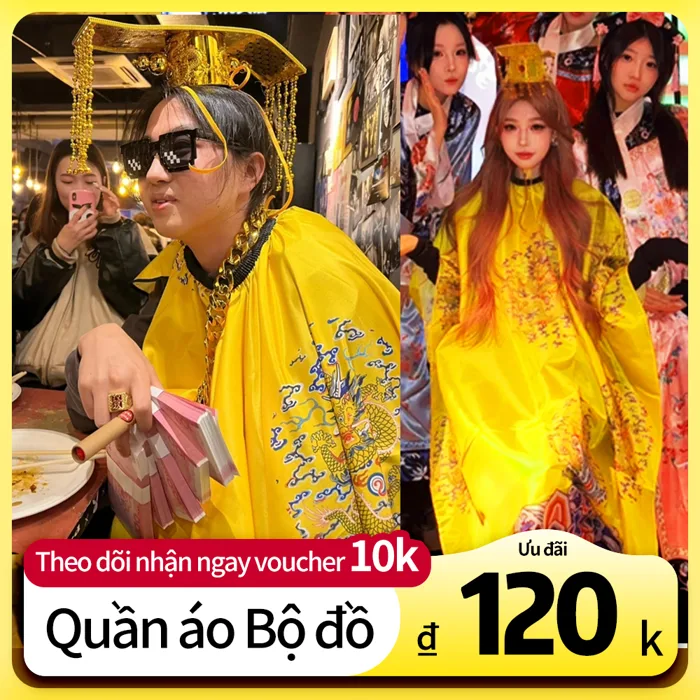 Cosplay Áo Long Bào Hài Hước Quà Sinh Nhật Mũ Rồng Troll Bạn Gái Bạn Thân  Hài Hước Độc Lạ Lầy Lội