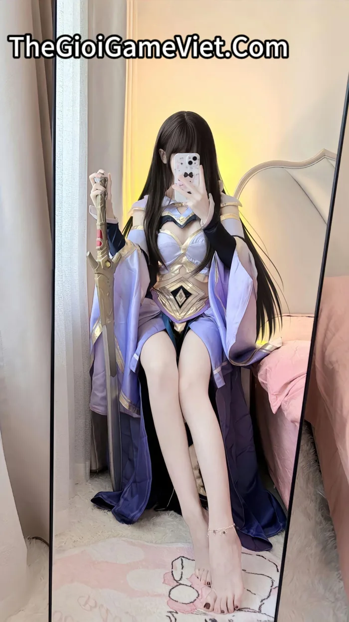 Hinh ảnh cosplay các tướng Yaria (Yao), Luna, Tây Thi, Arli (Công Tôn Ly),  Nakoruru trong