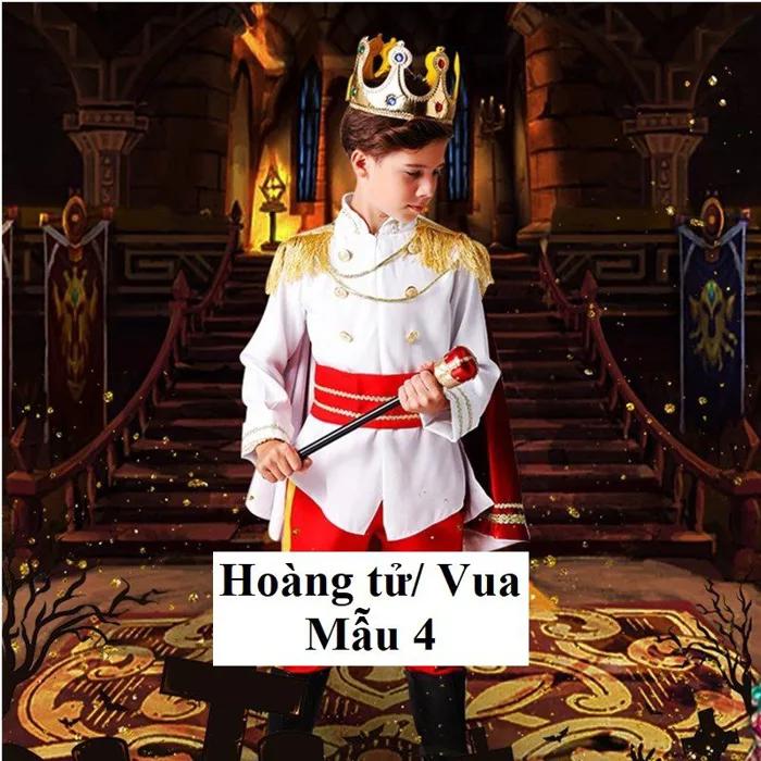 (Hỏa Tốc) Trang phục Cosplay Vua Hoàng Tử Disney Hóa trang Halloween