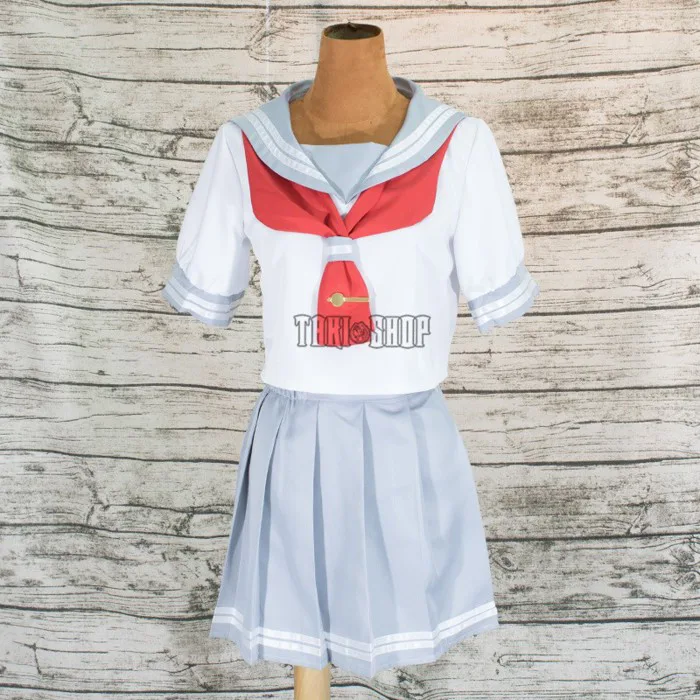 XẢ KHO] Bộ Cosplay Nữ Sinh Love Live Trắng Xám - TAKI SHOP