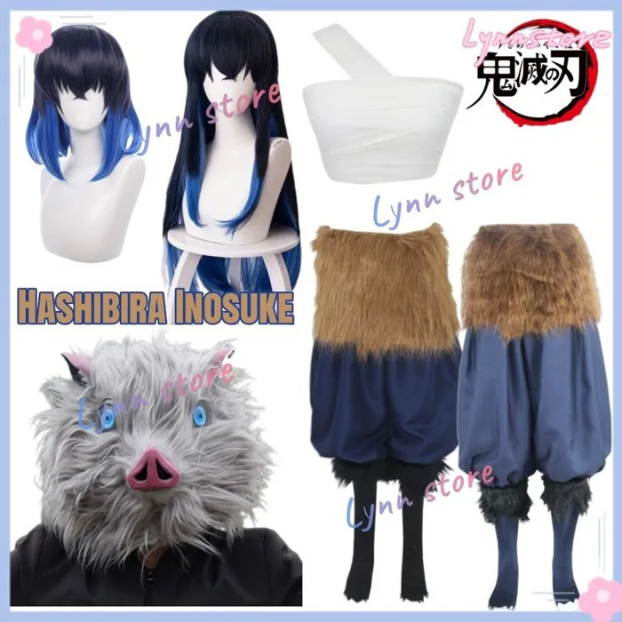 Anime KIMETSU NO YAIBA Cosplay INOSUKE HASHIBIRA Trang Phục Hóa Trang Lợn  Mũ Tóc Giả Bộ Anime Roleplay Phù Hợp Với | Shopee Việt Nam