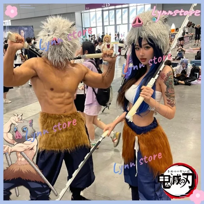 Anime KIMETSU NO YAIBA Cosplay INOSUKE HASHIBIRA Trang Phục Hóa Trang Lợn  Mũ Tóc Giả Bộ Anime Roleplay Phù Hợp Với | Shopee Việt Nam