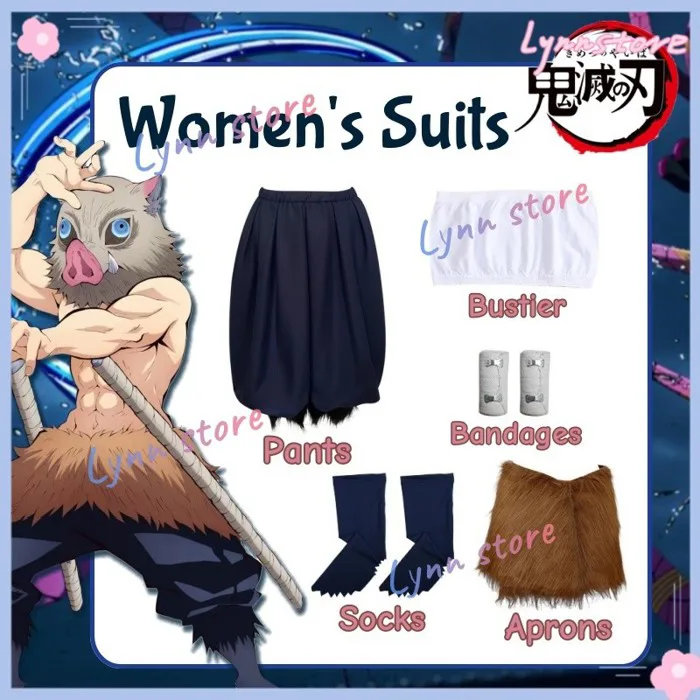 Anime KIMETSU NO YAIBA Cosplay INOSUKE HASHIBIRA Trang Phục Hóa Trang Lợn  Mũ Tóc Giả Bộ Anime Roleplay Phù Hợp Với | Shopee Việt Nam